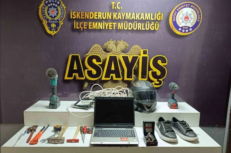 İskenderun’da hırsızlık yapan 4 şahıs tutuklandı