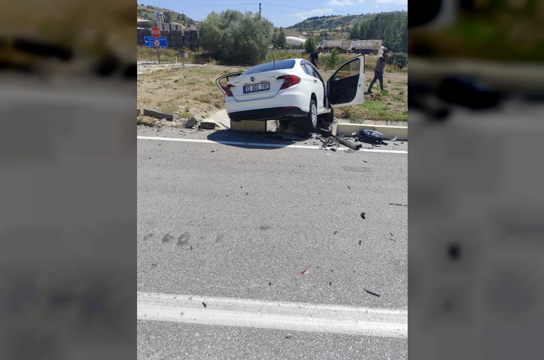 Isparta-Konya yolundaki trafik kazasında 1 kişi yaralandı