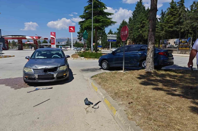 Isparta’da trafik kazası: 1 yaralı