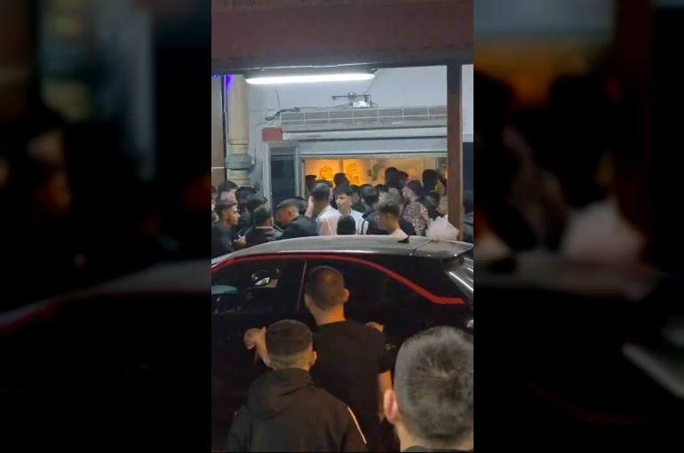 İstanbul’da düğün salonundaki kavga kamerada