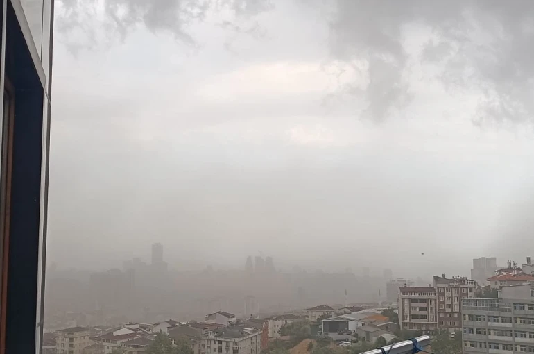 İstanbul’da fırtına etkili oldu, ağaçlar devrildi