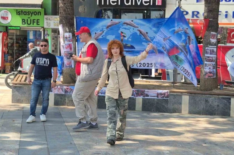 İstanbul’dan yola çıkan Filistin destekçisi Düzce’ye ulaştı