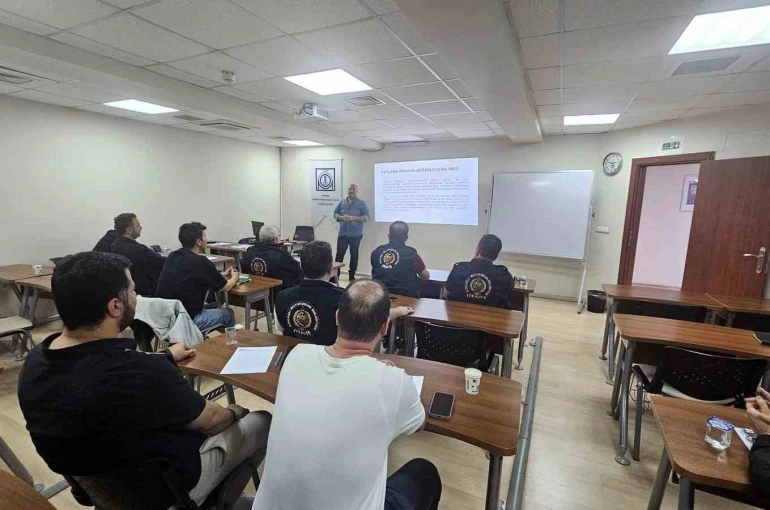 İtfaiye personeline patlamadan korunma eğitimi