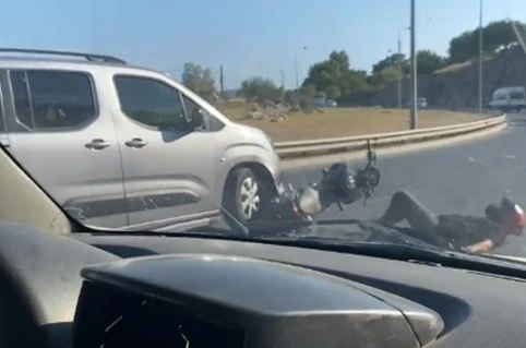İzmir’de motosikletliye kasten çarpıp kaçan sürücüye ağır ceza
