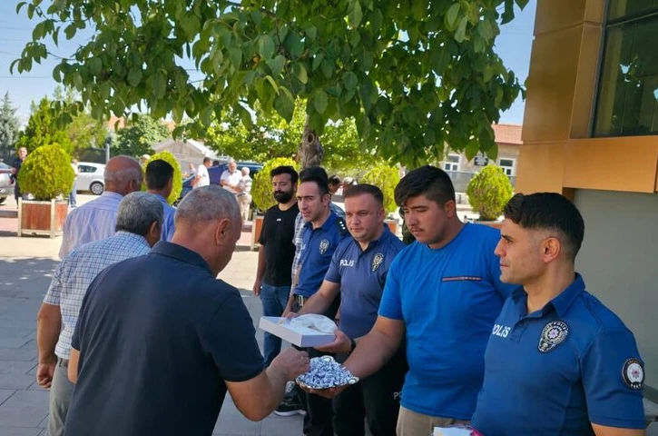 İzmir’de şehit olan polisler için Evren’de Mevlid-i Şerif okutuldu