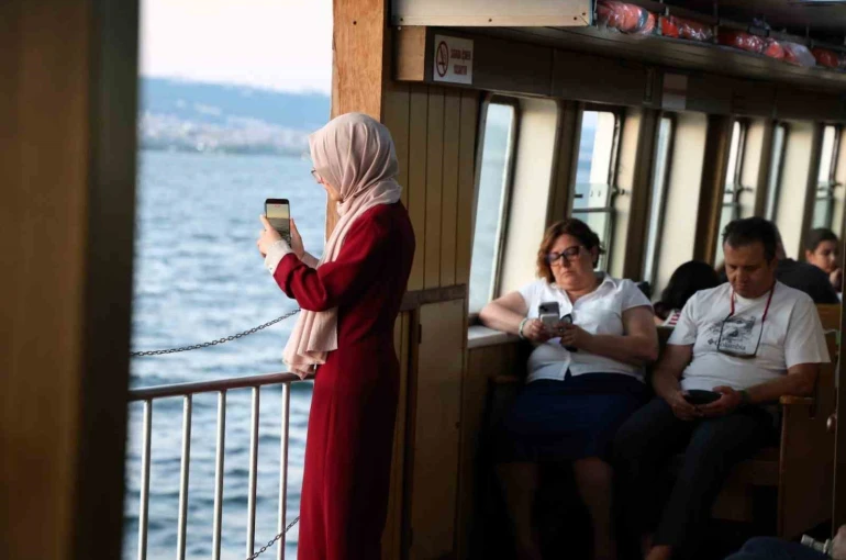 İzmit Körfezi’nde vapur keyfi
