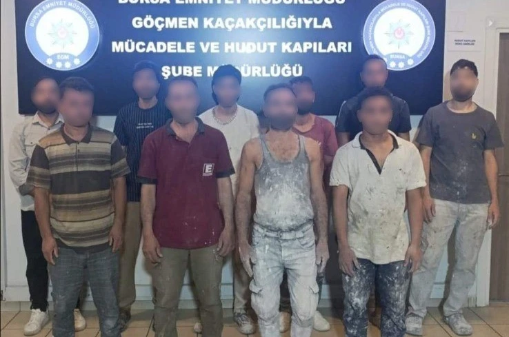 Kaçak yabancı uyrukluların çalıştırıldığı iş yerine operasyon