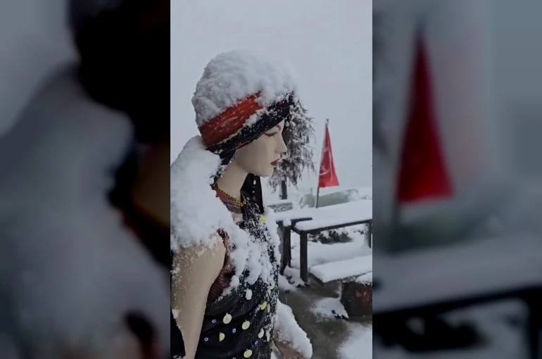 Kaçkarlar beyaz örtüyle kaplandı