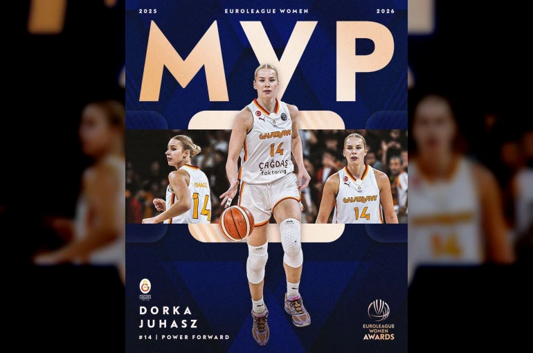 Kadınlar Euroleague’de sezonun MVP’si Galatasaray’dan Dorka Juhasz