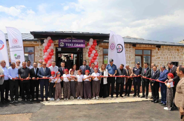 "Kağılcık Ekolojik Teke Obası" törenle hizmete açıldı
