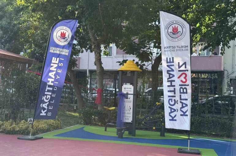 Kağıthane’de yenilenen Muammer Aksoy Parkı’nın açılışı yapıldı