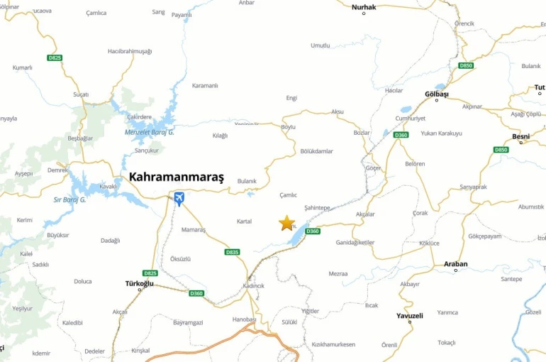 Kahramanmaraş’ta 4.4 büyüklüğünde deprem