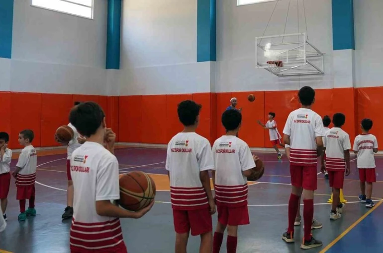 Kahramanmaraş’ta çocuklar sporla büyüyor