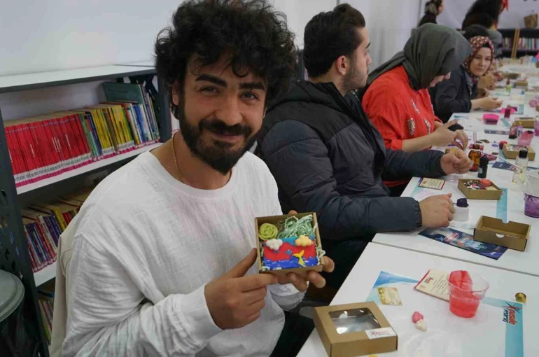 Kahramanmaraş’ta gençler Pusula Maraş’ın atölyesinde hem öğrendi hem üretti