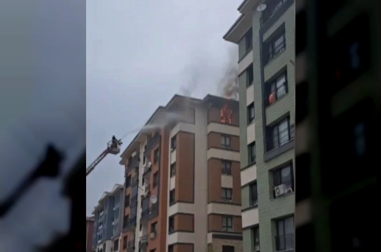 Kahramanmaraş’ta ikamet yangını