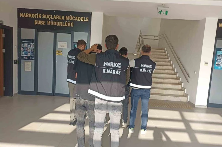 Kahramanmaraş’ta uyuşturucu operasyonu: 3 tutuklama
