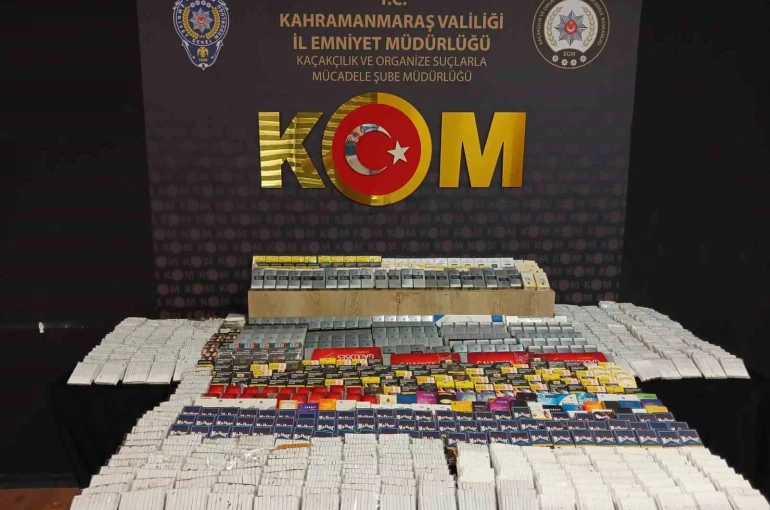 Kahramanmaraş’ta uyuşturucu ve kaçakçılık operasyonu: 2 tutuklama