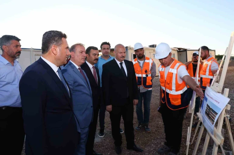 Kahta’da kamu yatırımları yerinde incelendi