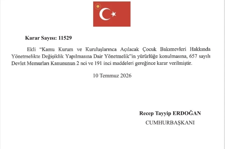 Kamu kurum ve kuruluşlarında çocuk bakımevleri yaygınlaştırılacak