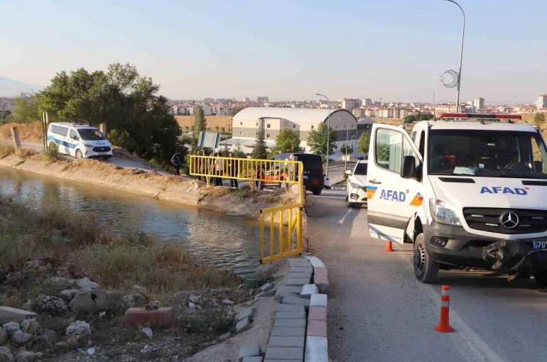 Kanalda akıntıya kapılan 2 çocuğu itfaiye ve AFAD kurtardı