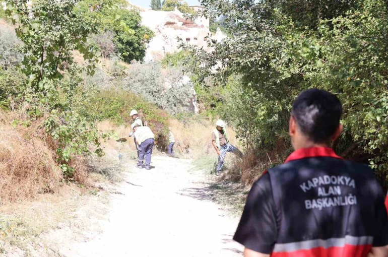 Kapadokya’da çevre düzenlemesi başladı