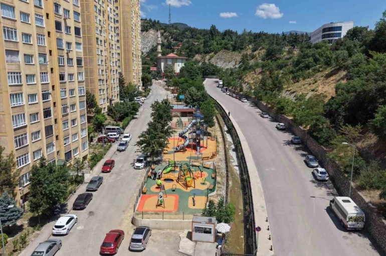 Karabük’te Cevizkent TOKİ Tema Parkı’nda sona gelindi