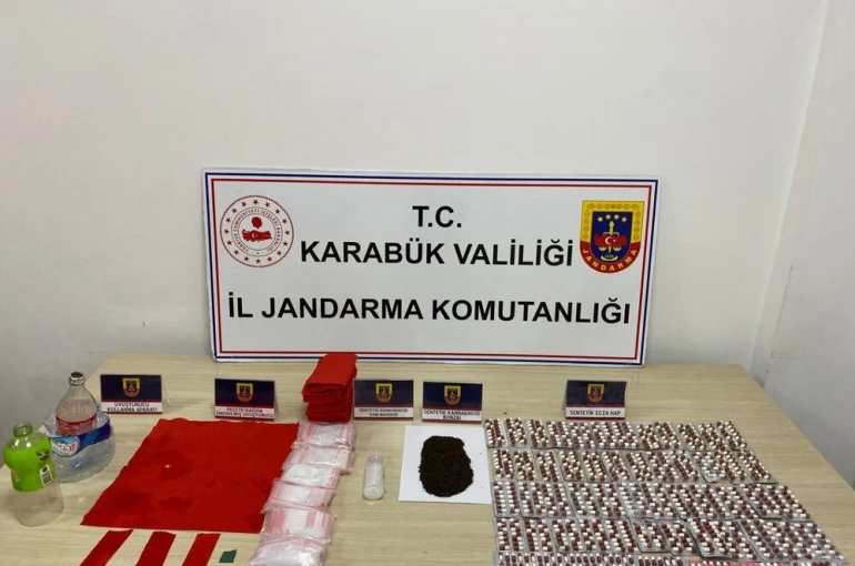 Karabük’te jandarmadan uyuşturucu operasyonu: 6 şüpheli gözaltında