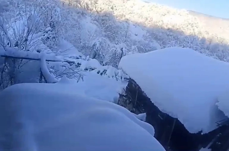 Karabük’te köylerde kar kalınlığı 1.5 metreyi aştı
