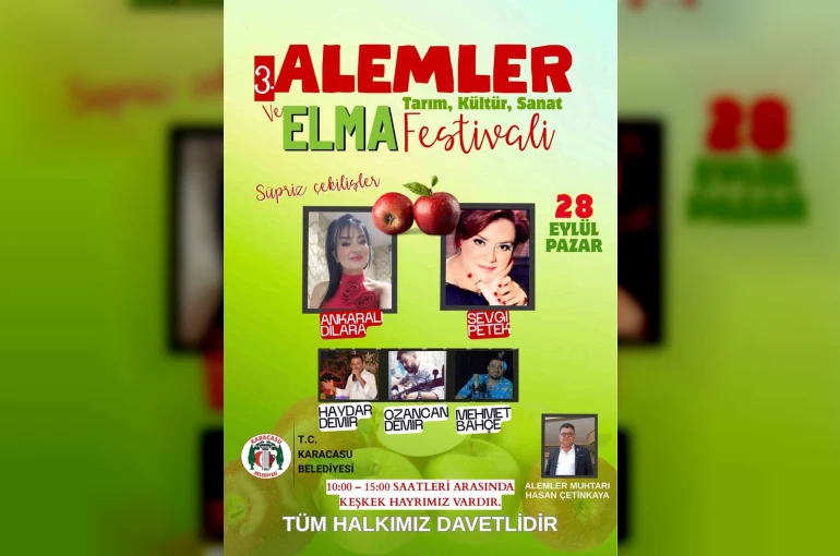 Karacasu’da Elma Festivali için geri sayım başladı