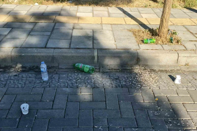 Karaçay’da utandıran manzara