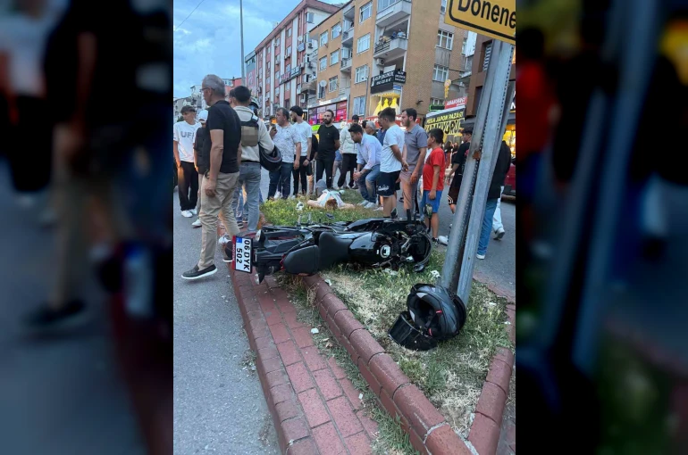 Karadeniz Ereğli’de otomobil ile motosiklet çarpıştı: 1 yaralı