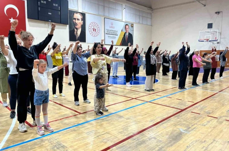 Karaman’da Halk Sağlığı Haftası’nda pilates etkinliği