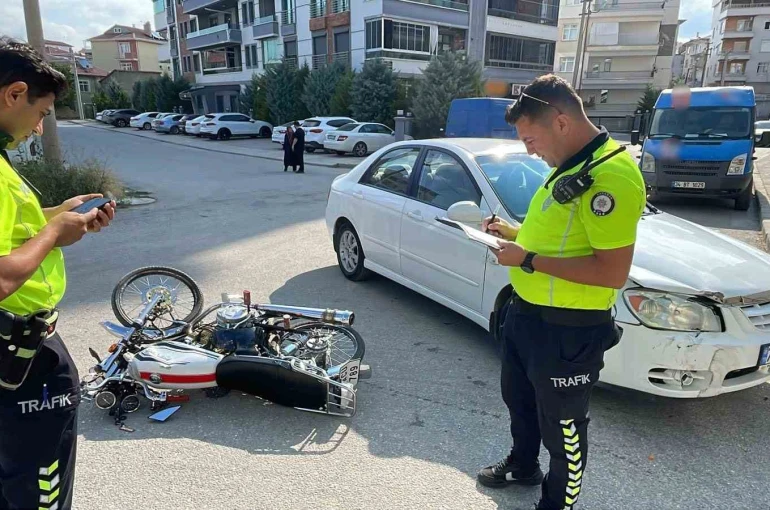 Karaman’da motosiklet kazası: 1 yaralı 