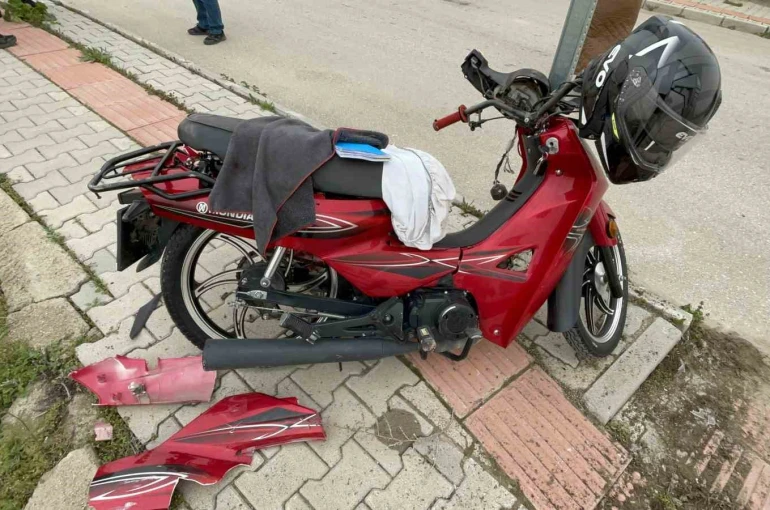 Karaman’da motosiklet kazası: 1 yaralı