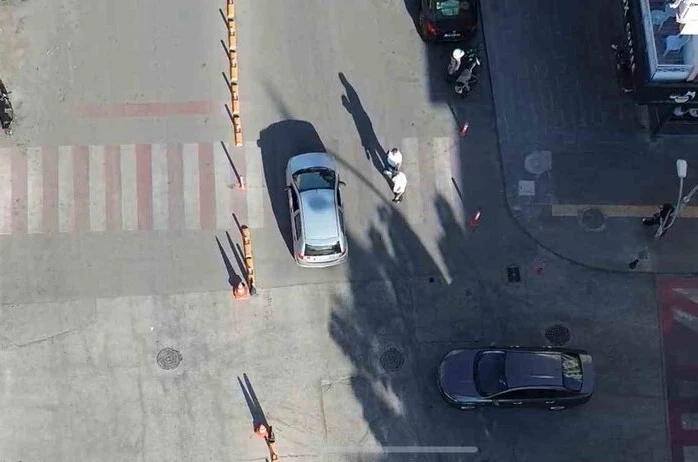 Karaman’da yayalara yol vermeyen sürücüler cezadan kaçamadı