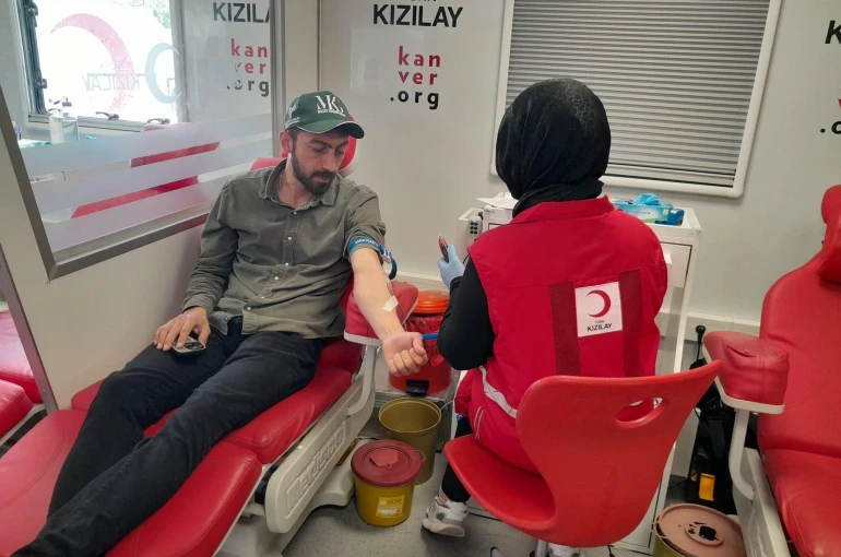 Karapınar’da kan bağışı kampanyası düzenlendi