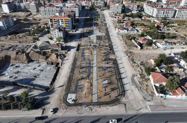 Karatay'da Çimenlik Mahalle Parkı'nda sona gelindi