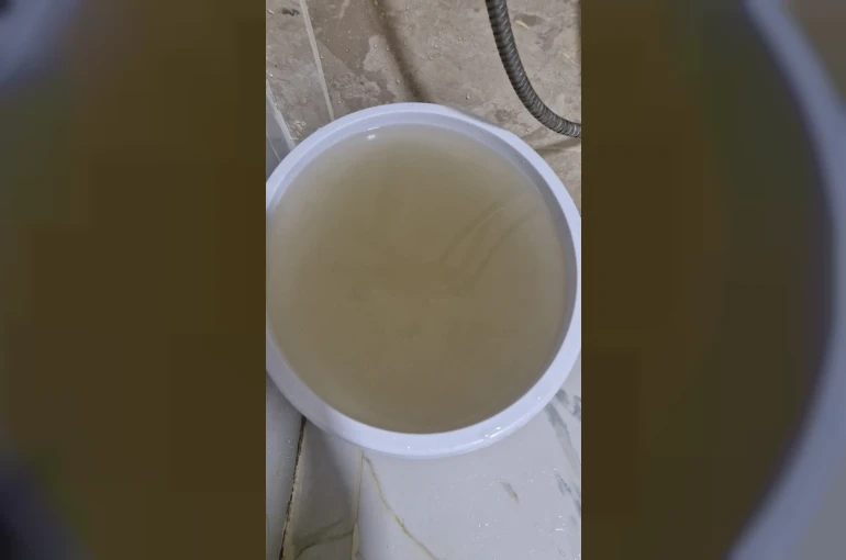 Karayazı’da çamurlu su tepkisi