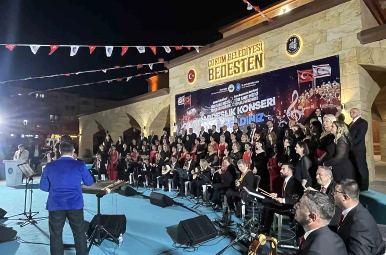 Kardeşliğin ezgileri Çorum’da yankılandı