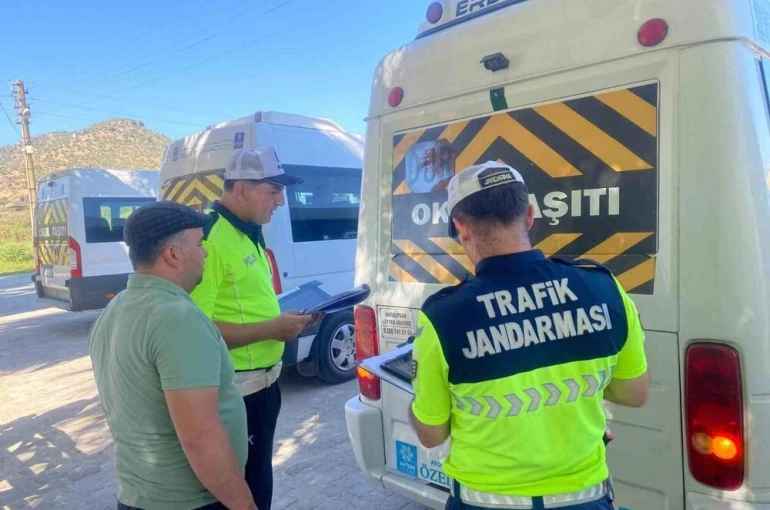 Karpuzlu’da okul servislerine sıkı denetim