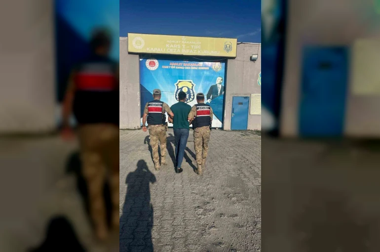 Kars’ta 8 yıl hapis cezası bulunan 1 kişi yakalandı