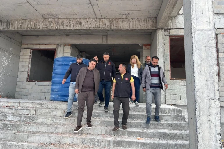 Kars’ta eğitim yatırımları yükseliyor: GAMP Lisesi ve Tarım Lisesi inşaatlarında inceleme