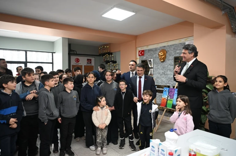 Kartepe Belediye Başkanı Kocaman, öğrencilerle bir araya geldi