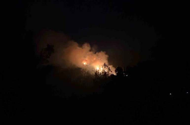 Kaş’taki orman yangınına müdahale sürüyor