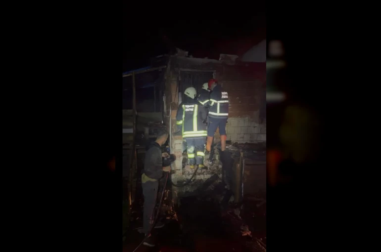 Kastamonu’da ev yangını