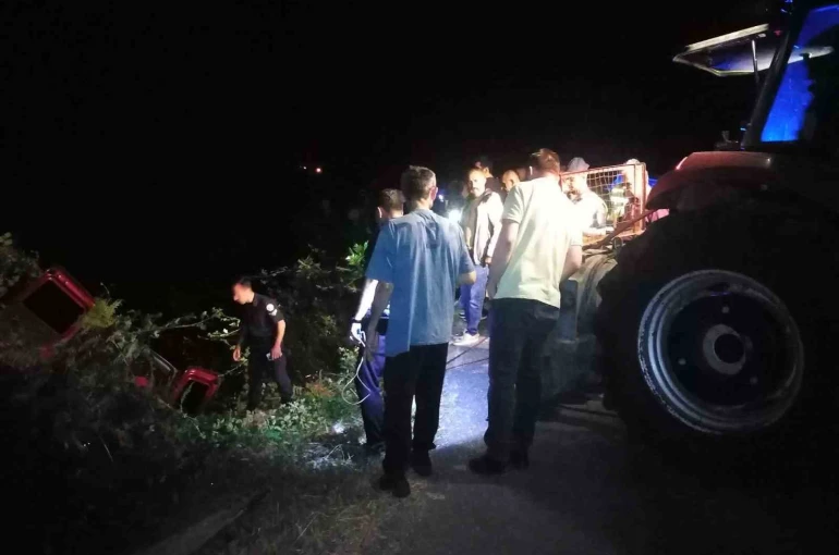 Kastamonu’da hafif ticari araç şarampole yuvarlandı: 1 yaralı
