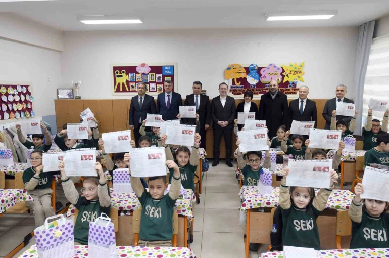 Kastamonu’da öğrenciler karne sevinci yaşadı