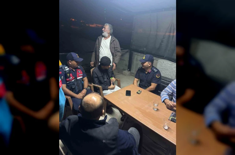 Kaybolan otizmli çocuk, jandarma ekipleri tarafından kısa sürede bulundu