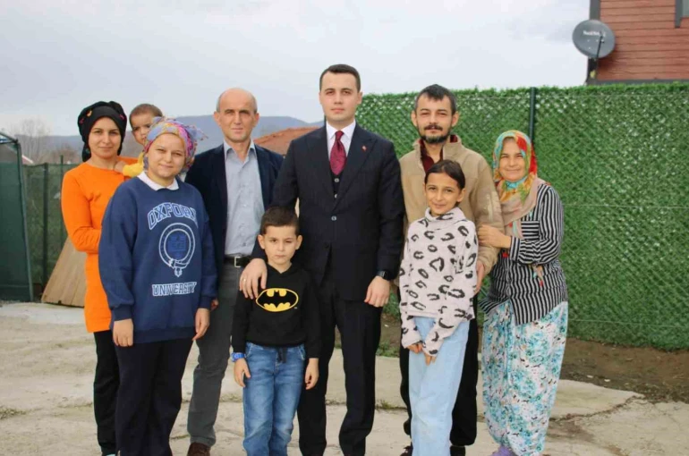 Kaymakam Alpay, Güler ailesine konuk oldu