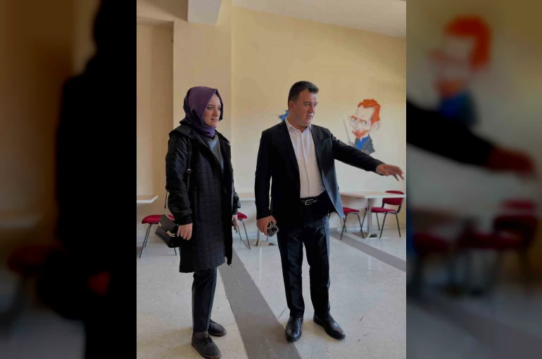 Kaymakam Dertlioğlu’ndan gençlik merkezine ziyaret